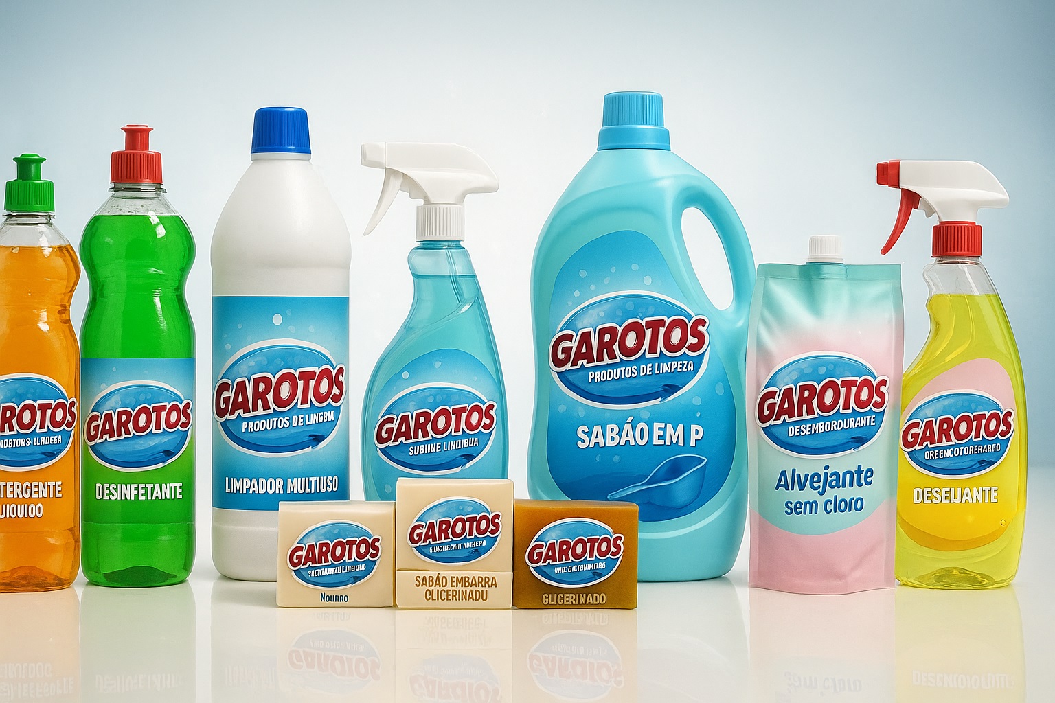 Produtos de Limpeza Garotos